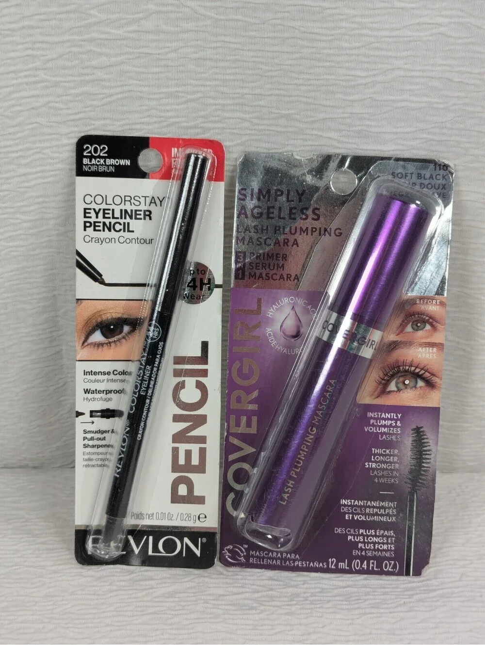 Revlon Eyeliner Pencil 202 Black Brown - Simply Ageless Lash Plumping Mascara